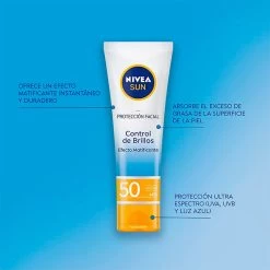 NIVEA Protección Facial Control Brillos SPF50 -Tienda De Cosméticos 167935 4
