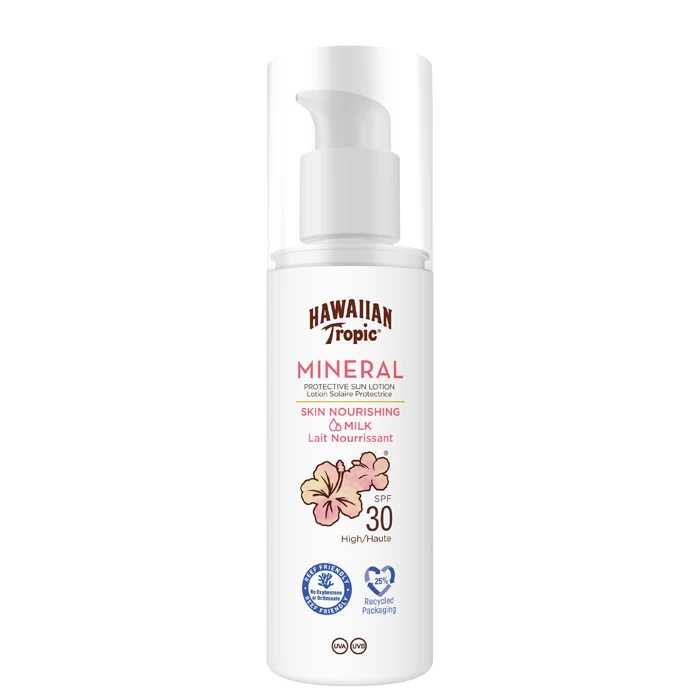 Hawaiian Tropic Sun Milk Mineral SPF30 3 Hawaiian Tropic Sun Milk Mineral SPF30