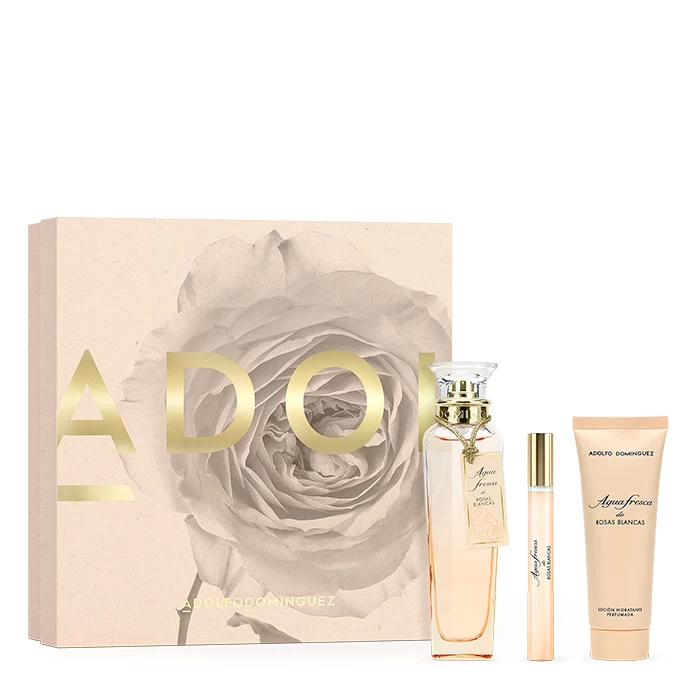 ADOLFO DOMINGUEZ Agua Fresca De Rosas Blancas Estuche 3 ADOLFO DOMINGUEZ Agua Fresca De Rosas Blancas Estuche