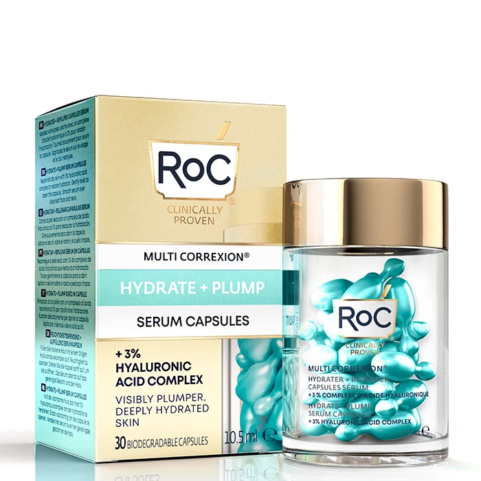 Roc Multi Correxion Hydrater + Repulper Capsules Sérum 3 Roc Multi Correxion Hydrater + Repulper Capsules Sérum