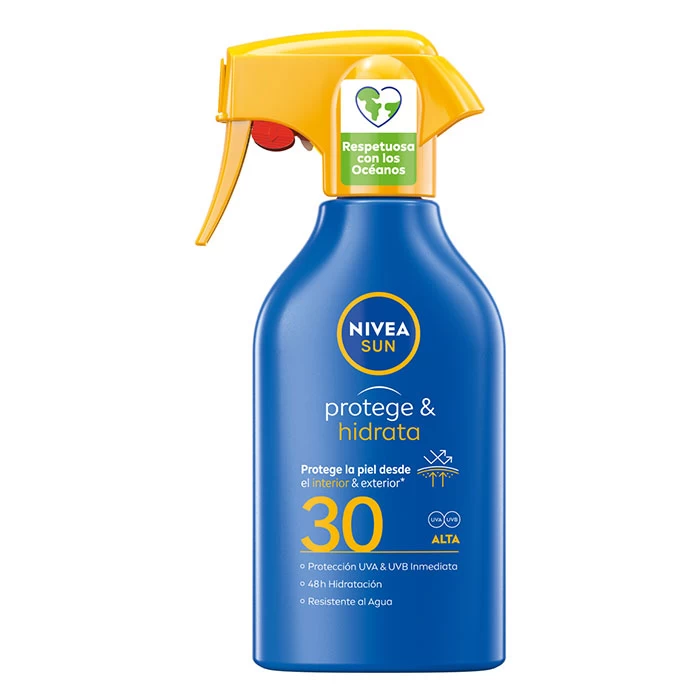NIVEA Protege & Hidrata Spray Solar SPF30 3 NIVEA Protege & Hidrata Spray Solar SPF30