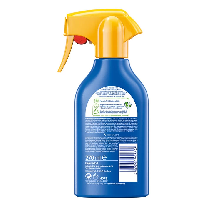 NIVEA Protege & Hidrata Spray Solar SPF30 4 NIVEA Protege & Hidrata Spray Solar SPF30 - Imagen 2
