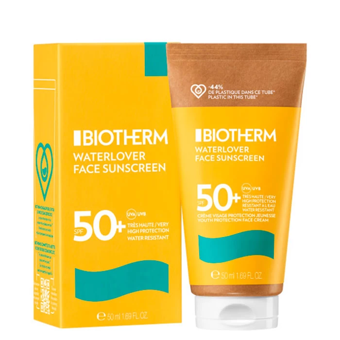 Biotherm Waterlover Face Sunscreen SPF50+ 4 Biotherm Waterlover Face Sunscreen SPF50+ - Imagen 2