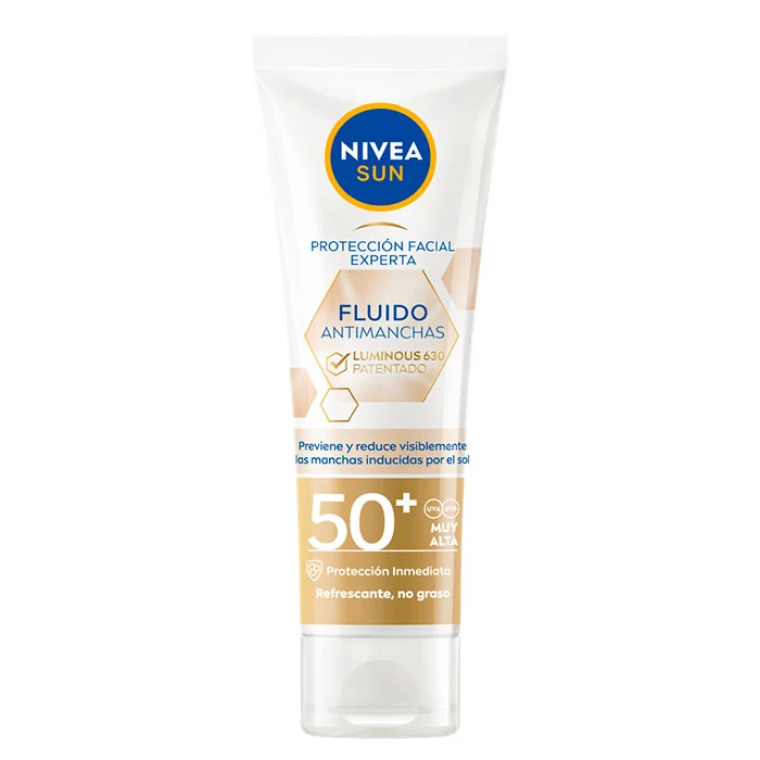 NIVEA Luminous 630 Fluido Solar Antimanchas SPF50+ 5 NIVEA Luminous 630 Fluido Solar Antimanchas SPF50+ - Imagen 3