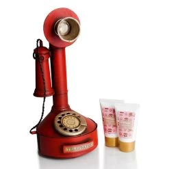 Cesta Baño Teléfono Metal -Tienda De Cosméticos 210809 f